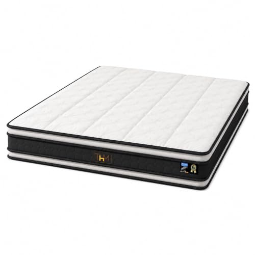 Marbella 30 cm Reversible Hybrid Pocket Spring Mattress with Gel Memory Foam, Medium-Firm, Motion Isolation, Breathable Cover, Super King 200 x 200 cm - Image 5