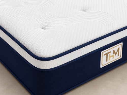 Marbella 25 cm Hybrid Pocket Spring Mattress with Gel Memory Foam, Medium-Firm, Motion Isolation, Breathable Cover, Queen XL 160 x 200 cm - Image 4