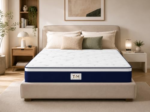 Marbella 25 cm Hybrid Pocket Spring Mattress with Gel Memory Foam, Medium-Firm, Motion Isolation, Breathable Cover, Double 120 x 200 cm - Image 3