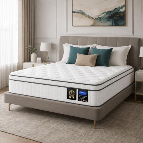 Marbella 20 cm Hybrid Pocket Spring Mattress with Gel Memory Foam, Medium-Firm, Motion Isolation, Breathable Cover, Twin XL 100 x 200 cm - Image 7