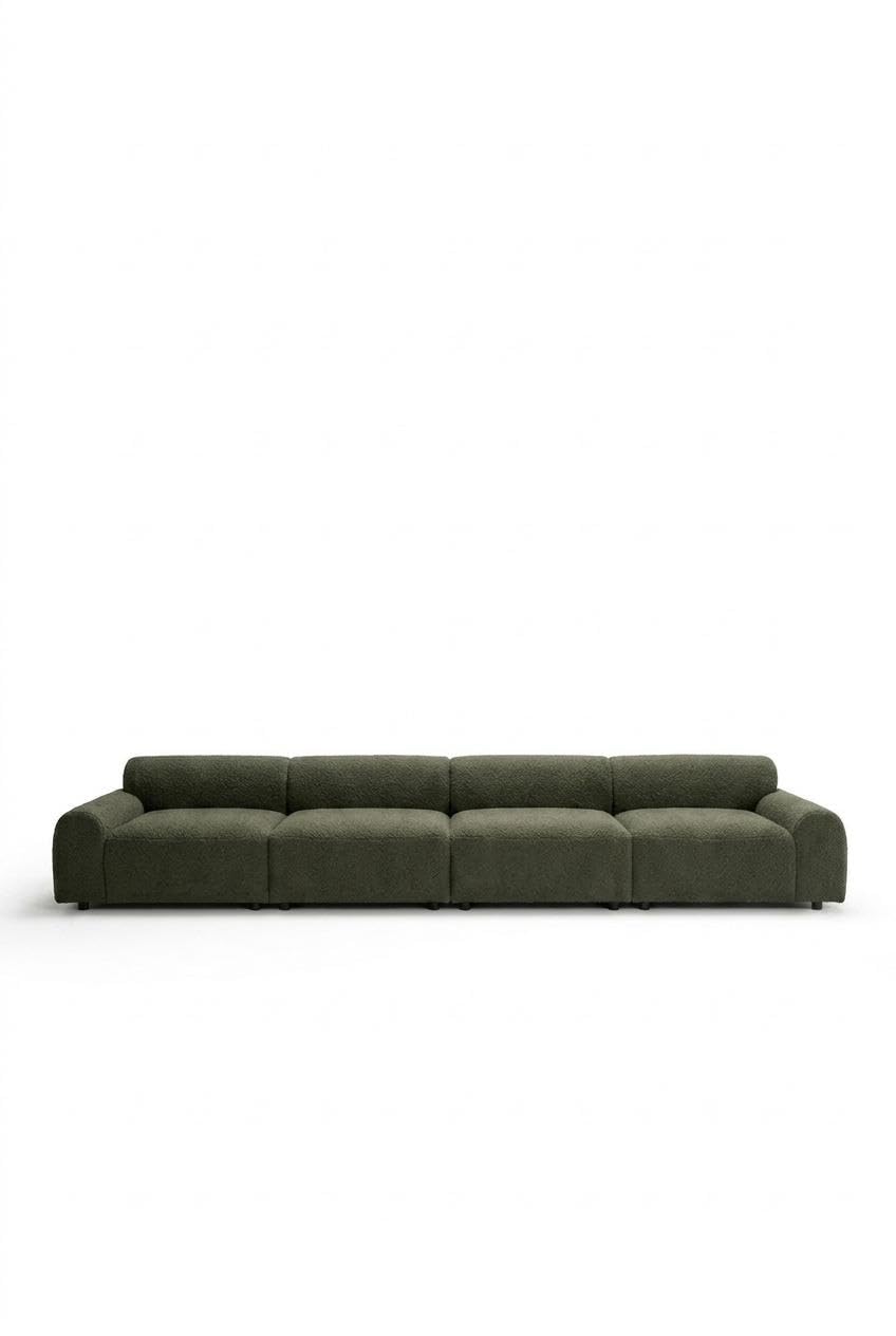 Kallia Olive Wood Sofa 3 Seater