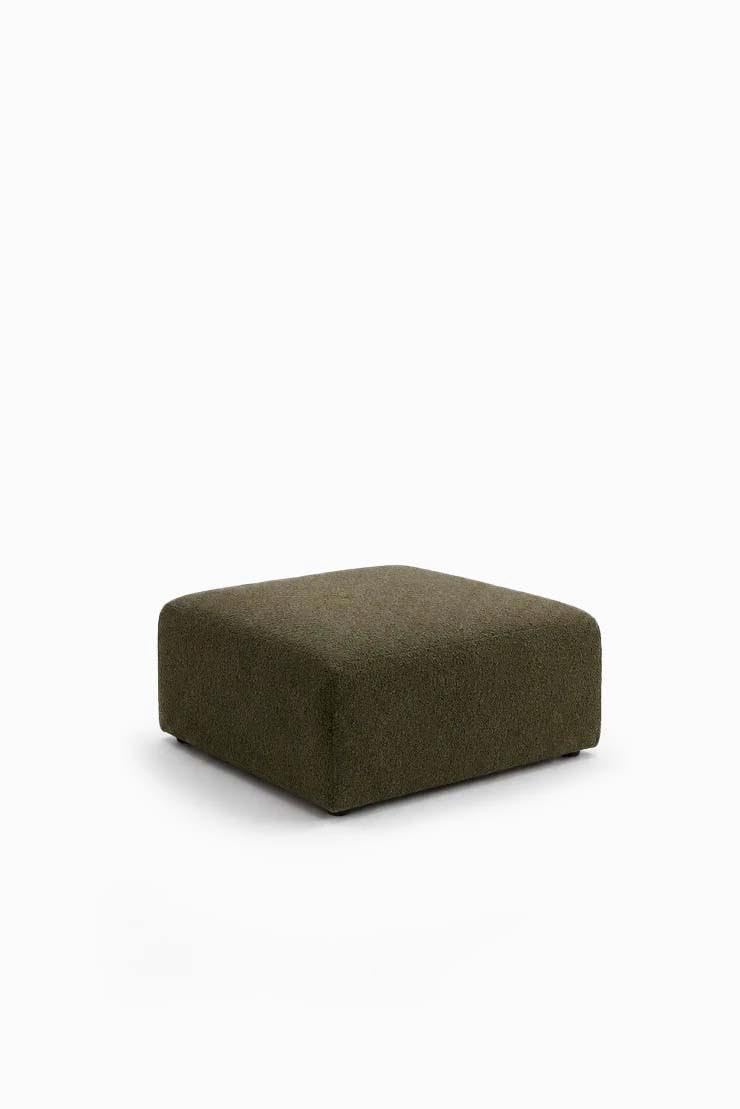 Kallia Olive Wood Ottoman