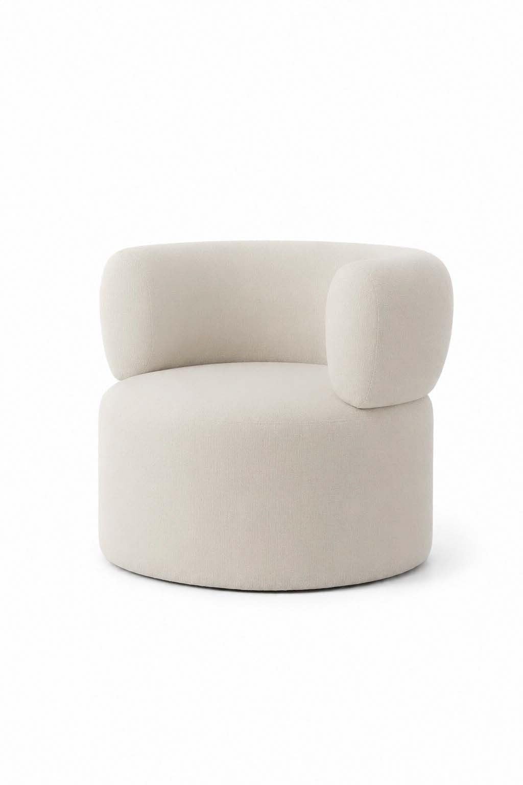 Odelia Ivory Sofa Arm Chair