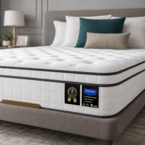 Marbella 20 cm Hybrid Pocket Spring Mattress with Gel Memory Foam, Medium-Firm, Motion Isolation, Breathable Cover, Single 90 x 190 cm - Image 6