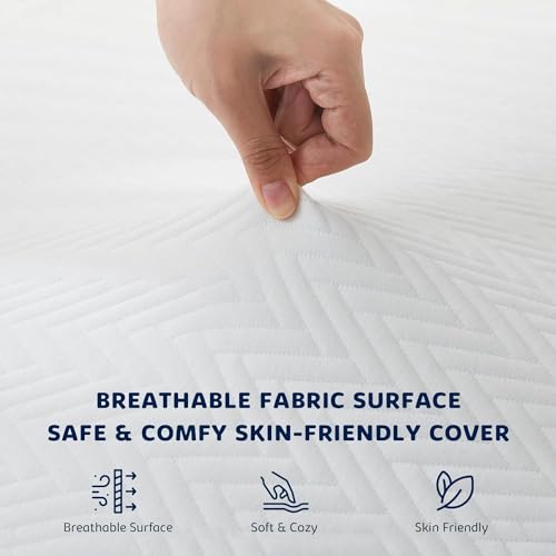 Gel Infused Memory Foam Luxury hotel mattress topper fluffy and ultra-soft, 5 size available (Double - 120x200, 2") - Image 5