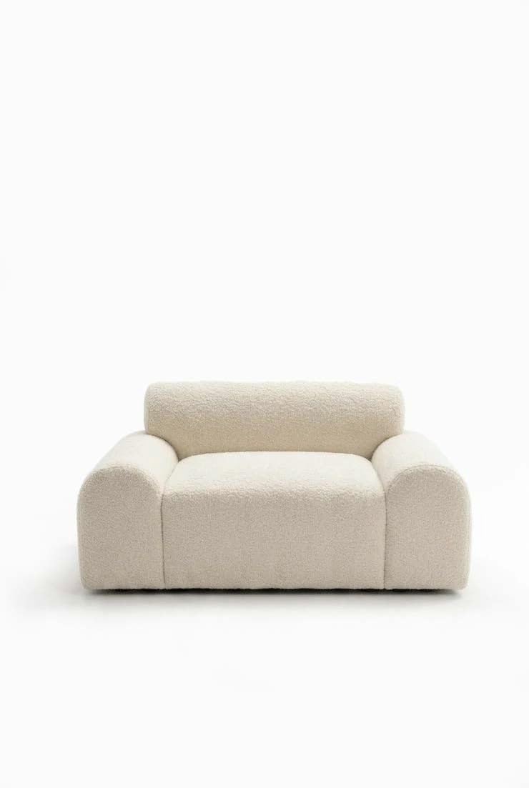 Kallia Cream Boucle Sofa Chair