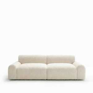 Kallia Cream Boucle Sofa 3 Seater