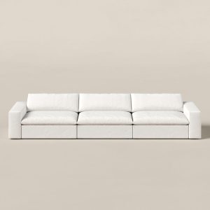 Orvella Off White 3 Seater Sofa