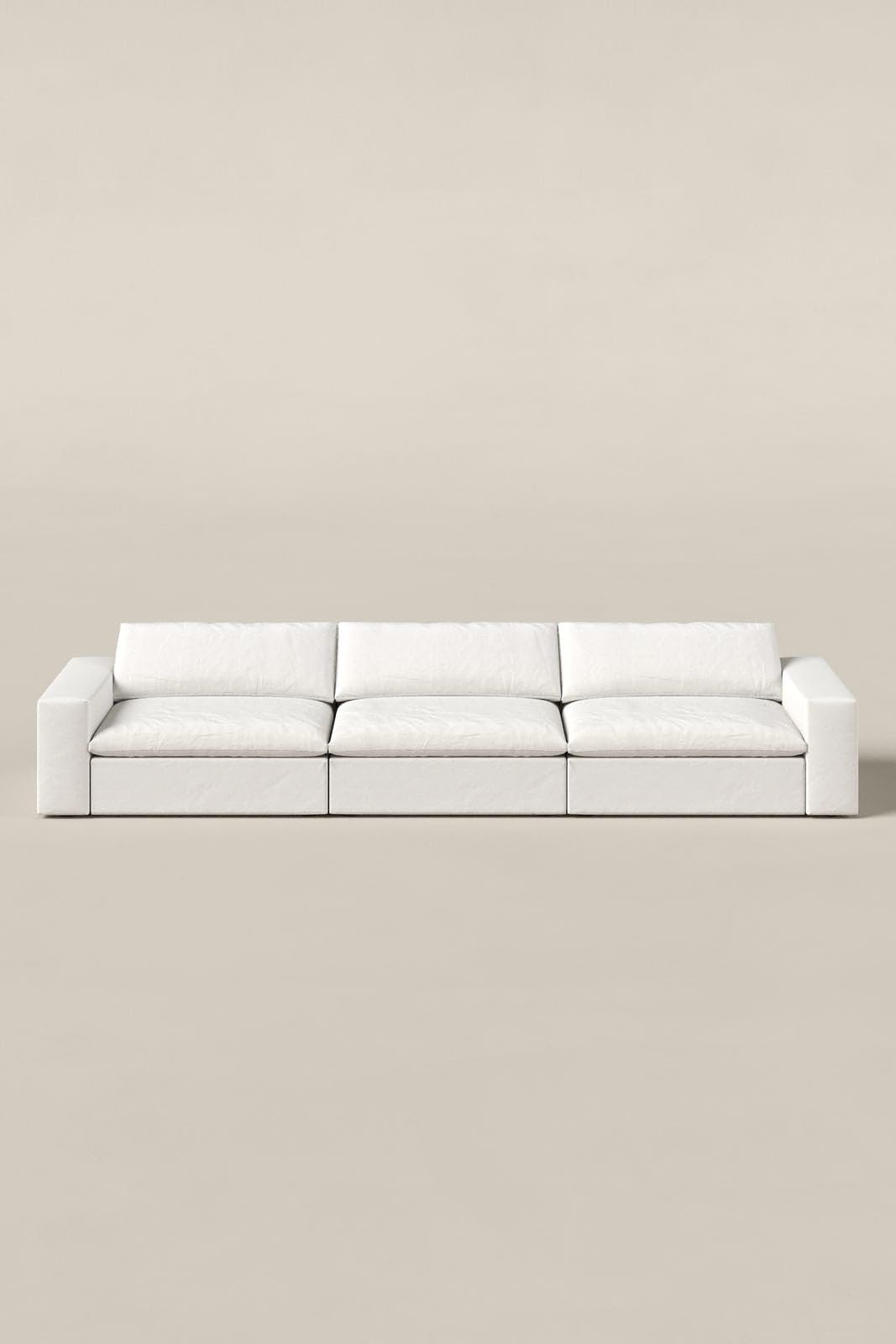 Orvella Off White 4 Seater Sofa
