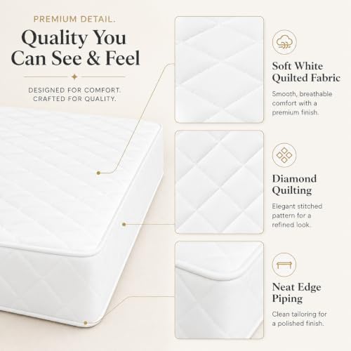 Merbella Orthopedic Medicated Firm Foam Mattress | Firm Feel | Full XL Bed Mattress | Ortho Medical | Spine Balance for Pressure Relief | L190 × W150 cm | Thickness 14 cm - Image 8