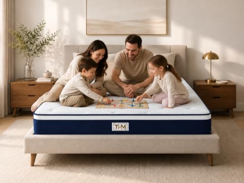 Marbella 25 cm Hybrid Pocket Spring Mattress with Gel Memory Foam, Medium-Firm, Motion Isolation, Breathable Cover, Queen XL 160 x 200 cm - Image 2
