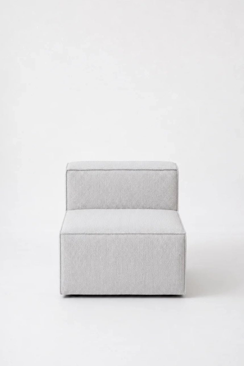 Safa Light Grey Center Module