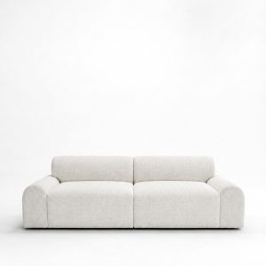 Kallia Stone Ivory 4 Seater Sofa
