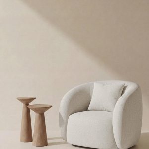 Amanti Ivory Lounge Sofa Chair
