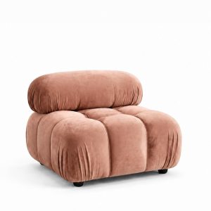 Nuvola Spiced Coral Velvet Central Module