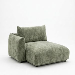 Alannah Pistachio Green Chaise Module Right Facing