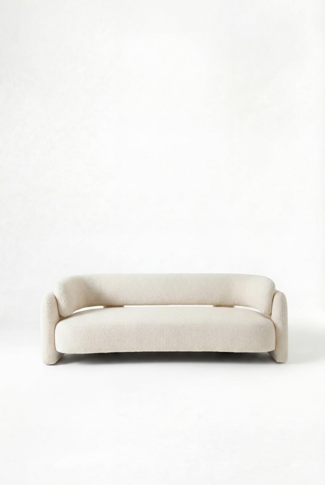Evalina Cream Boucle Sofa 3 Seater