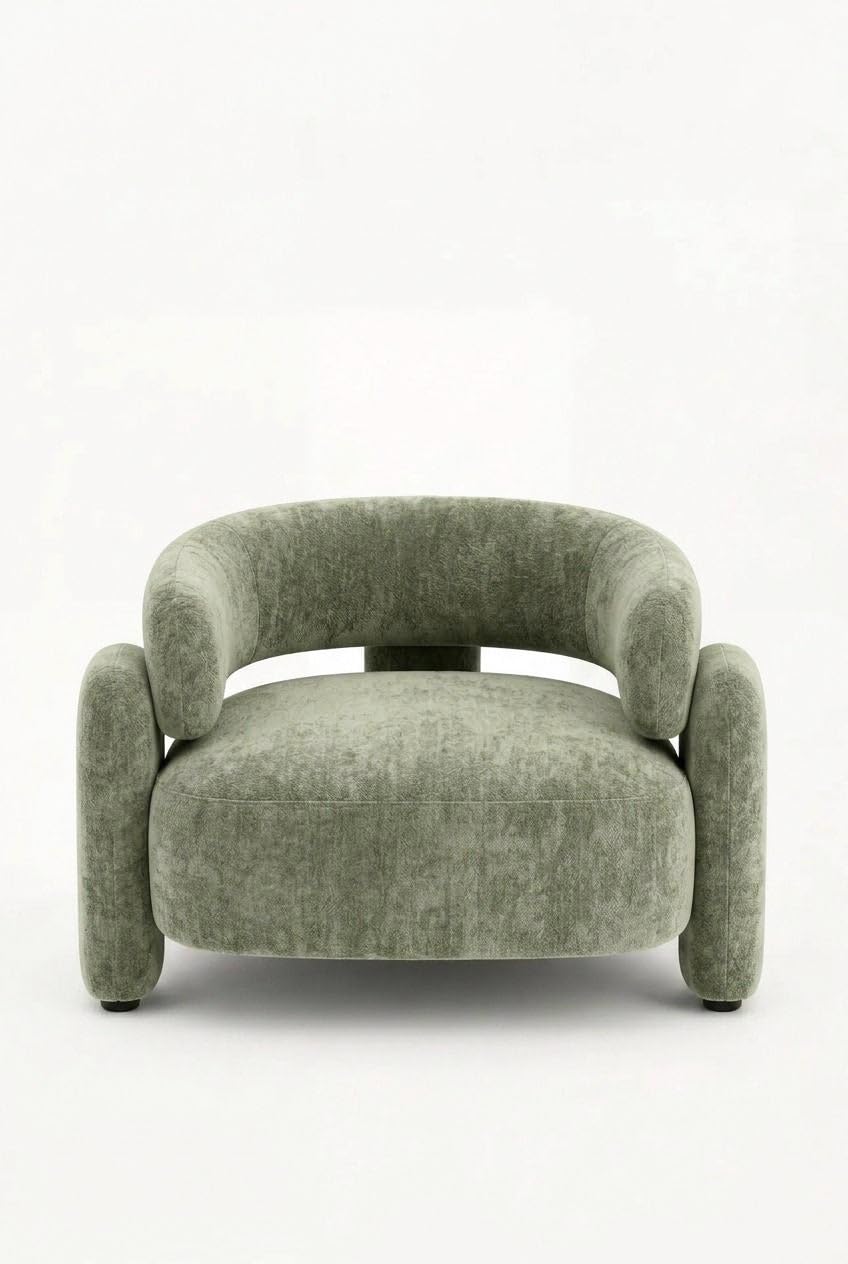Evalina Pistachio Green Sofa Chair