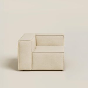 Safa Light Beige Corner & Arm Module Sofa Right Facing