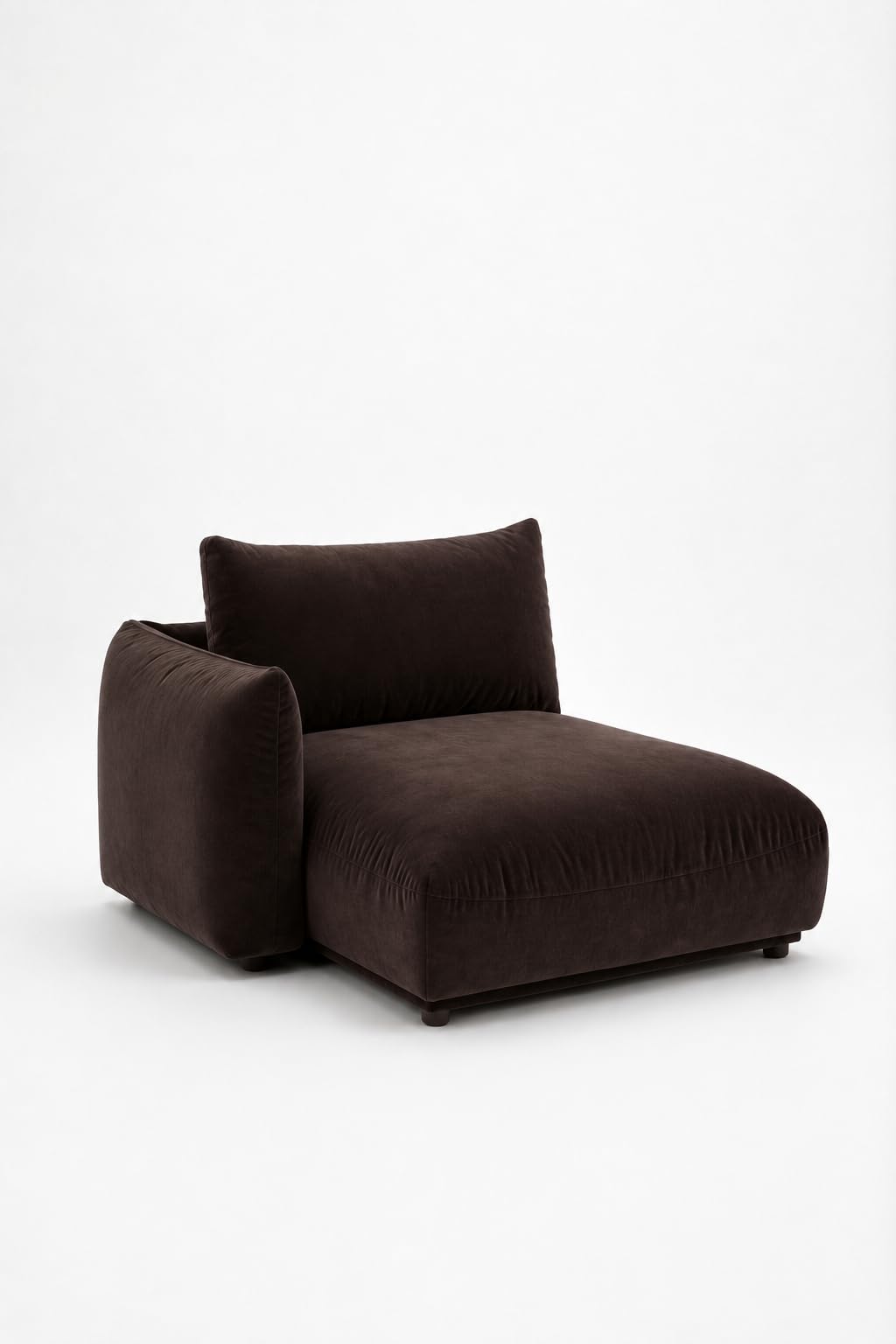 Alannah Espresso Chaise Module Right Facing