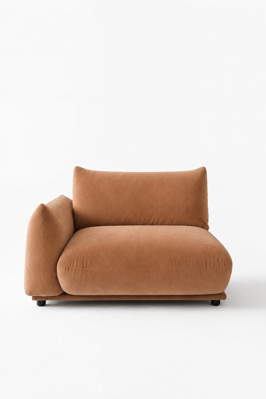 Alannah Camel Brown Corner and Arm Module Right Facing