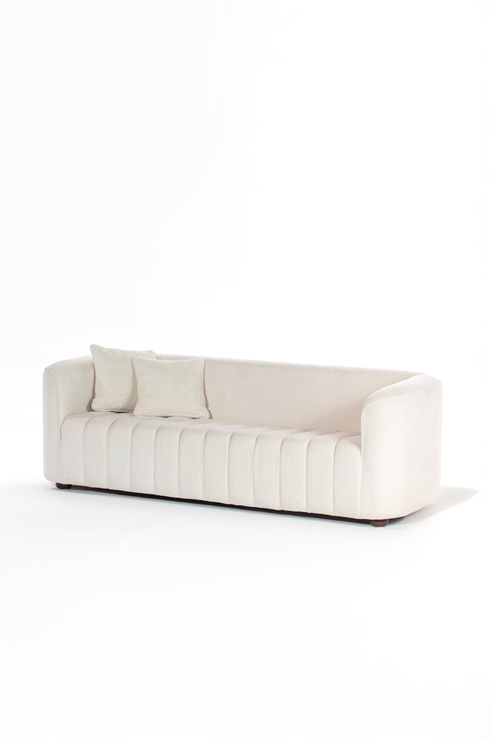 Fausta Stone Ivory Sofa 3 Seater