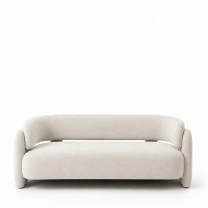 Evalina Ivory 3 Seater Sofa