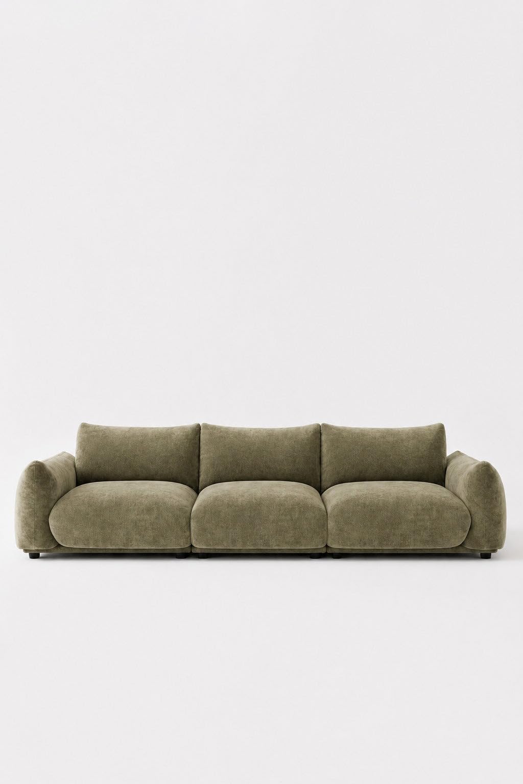 Alannah Light Olive Green Modular 2 Seater Sofa