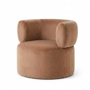 Odelia Camel Brown Sofa Arm Chair