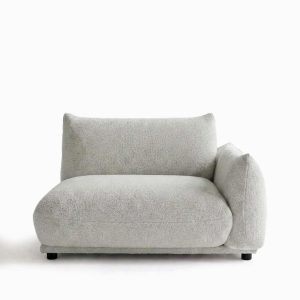 Alannah Light Grey Corner and Arm Module Left Facing