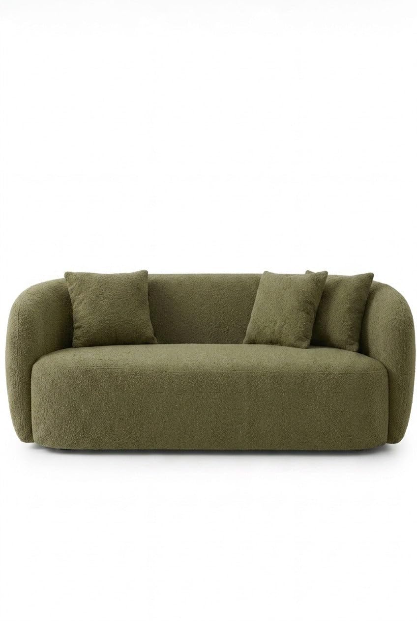 Amanti Light Olive Green 3 Seater Sofa