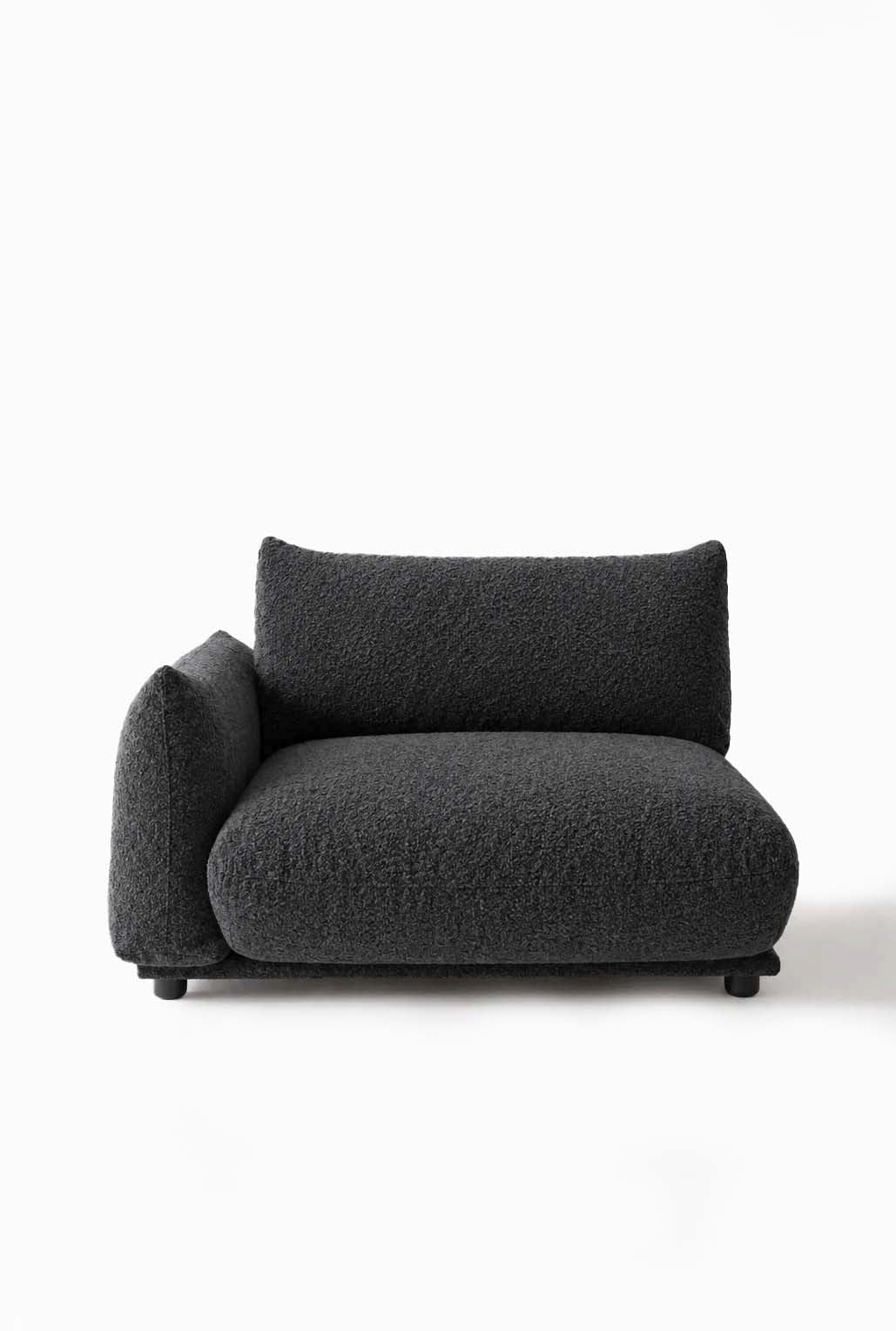 Alannah Charcoal Corner and Arm Module Right Facing
