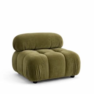Nuvola Dusty Olive Velvet Central Module