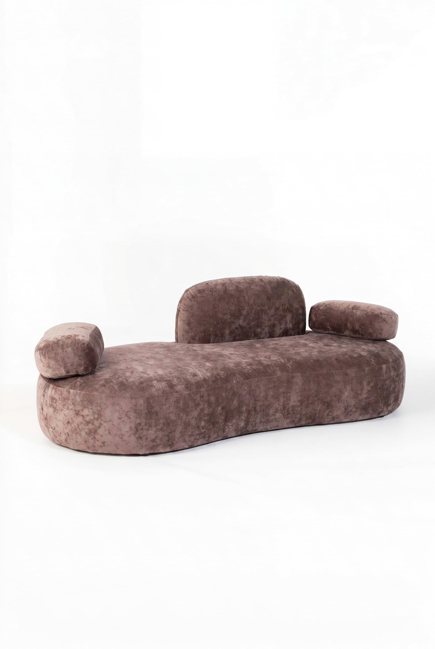 Branka Cocoa Dust 3 Seater Sofa Left Facing