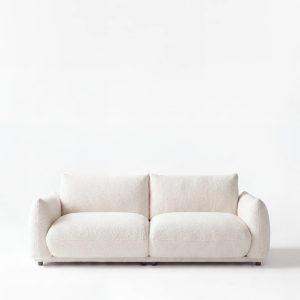 Alannah Off White Boucle Modular 2 Seater Sofa