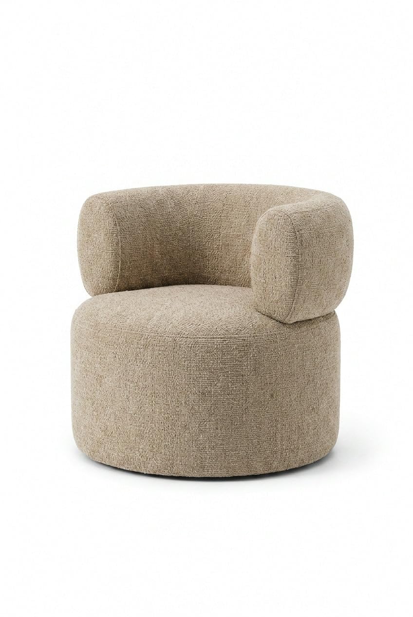 Odelia Taupe Sofa Arm Chair