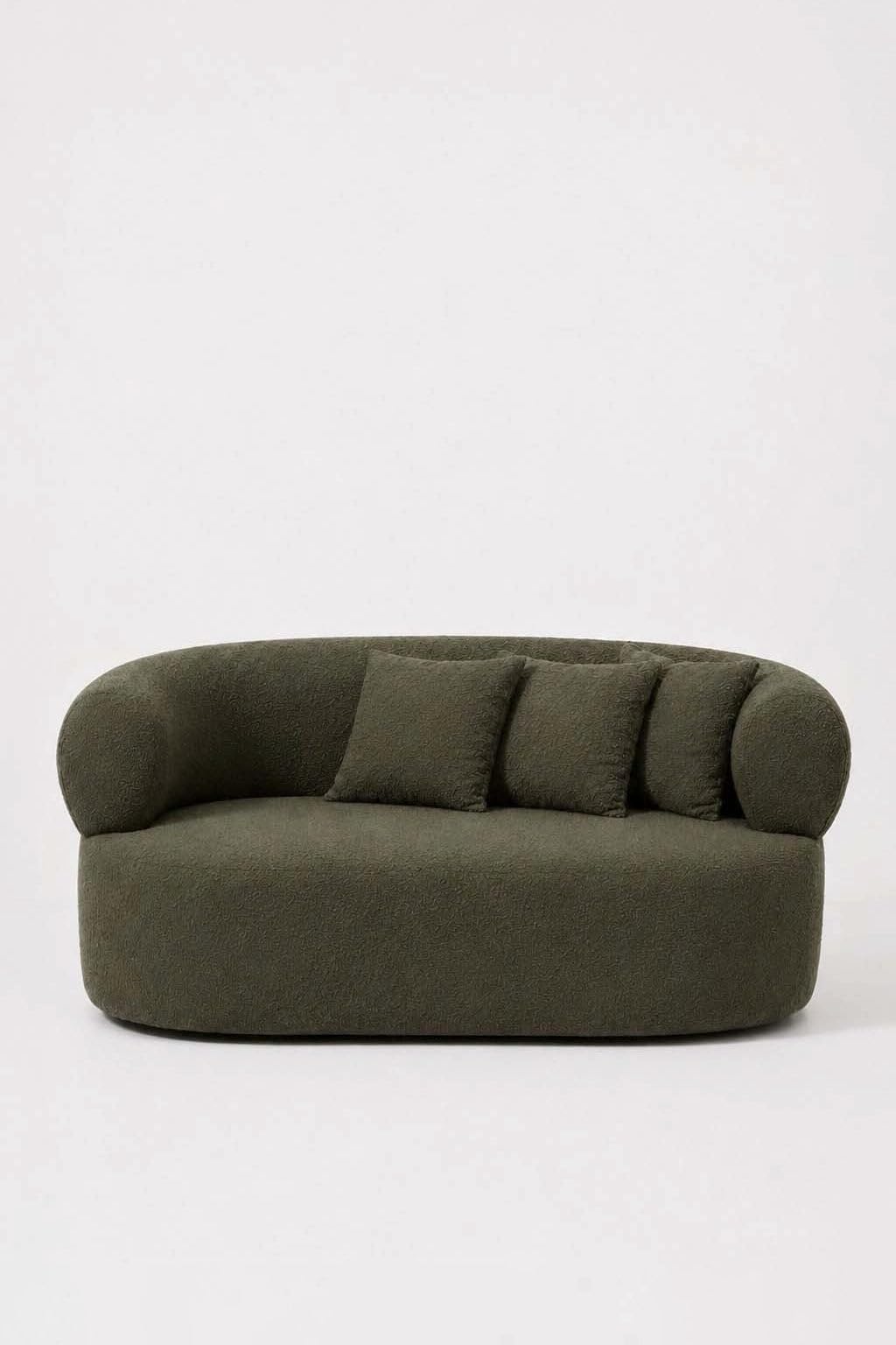 Odelia Olive Wood 3 Seater Sofa