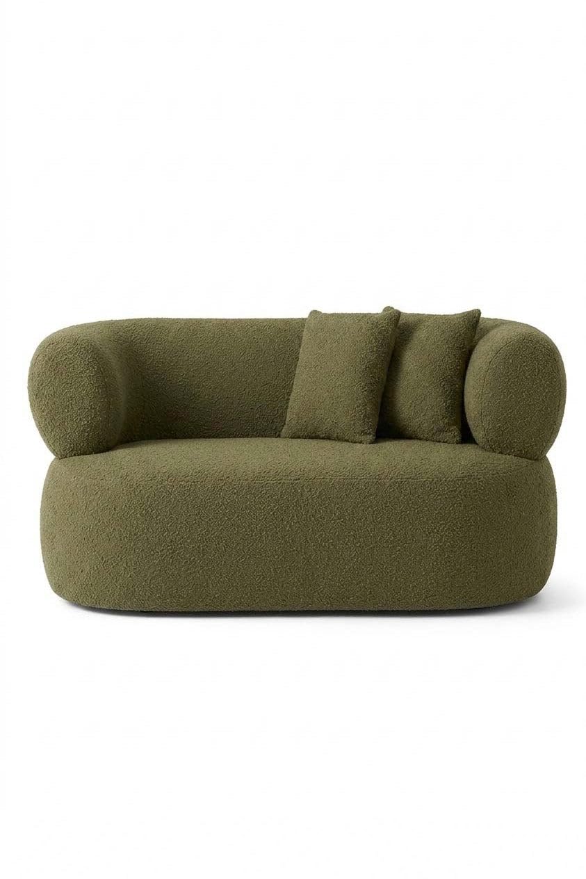 Odelia Light Olive Green Sofa 2 Seater