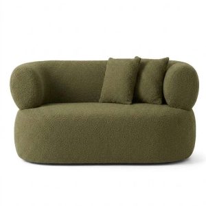 Odelia Light Olive Green 3 Seater Sofa