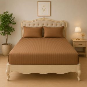 Marbella Microfiber Fitted Sheet Set, Queen 150 x 200 cm, Soft Bed Sheet with Elastic Edges, Secure Mattress Fit, Smooth Lightweight Easy-Care Bedding for Home, Hotel & Guest Room