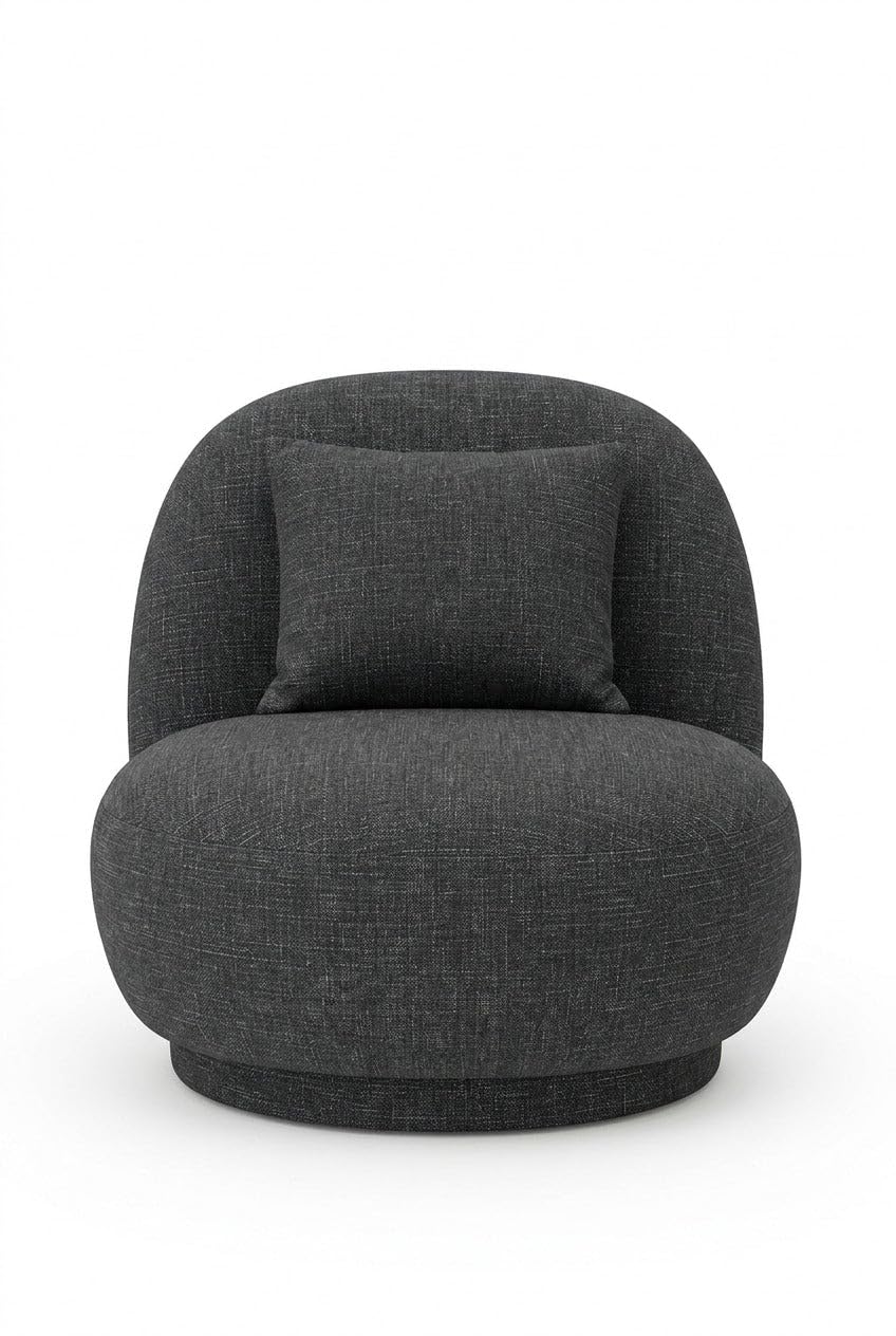 Mireva Charcoal Lounge Sofa Chair