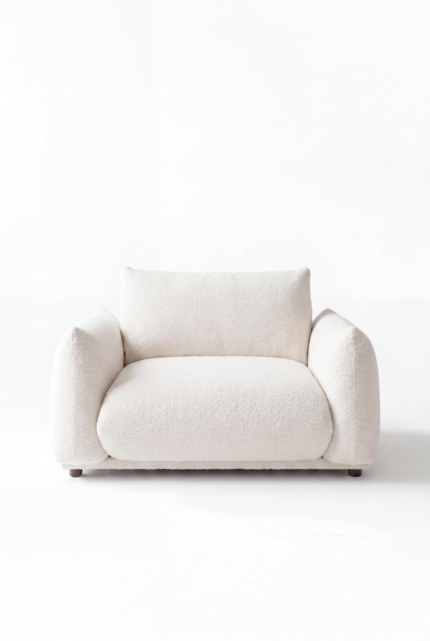 Alannah Off White Boucle Sofa Chair