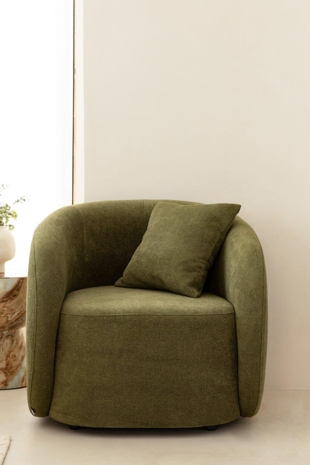 Amanti Forest Olive Lounge Sofa Chair
