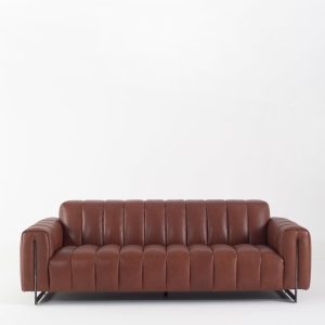 Praskovya Leather Sofa