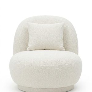 Mireva Off White Lounge Sofa Chair