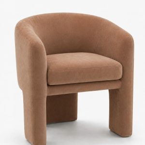 Kendra Camel Brown Lounge Chair