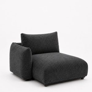 Alannah Charcoal Chaise Module Right Facing
