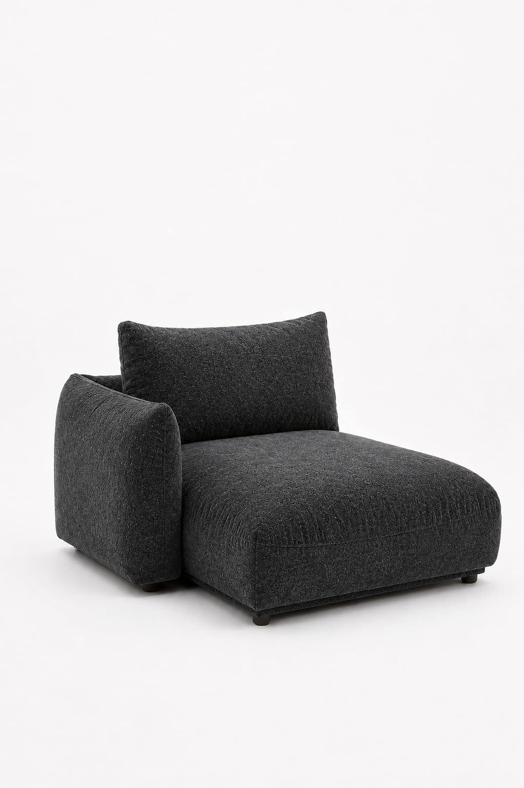 Alannah Charcoal Chaise Module Right Facing