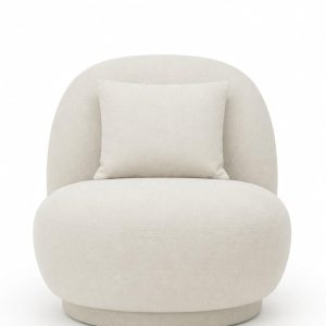 Mireva Ivory Lounge Sofa Chair