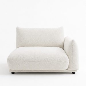Alannah Off White Boucle Corner and Arm Module Left Facing